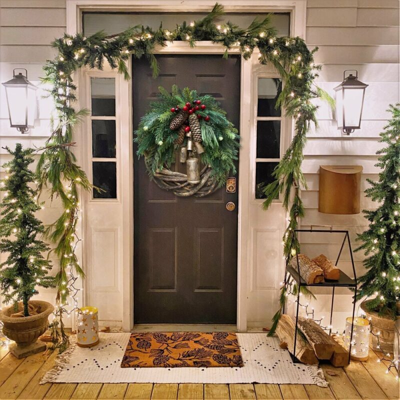 Farmhouse Christmas Wreath, Boho Wreath, Holiday Wreath – Vogue Gadget